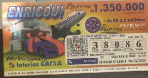 Sorteio Loteria Federal 5859