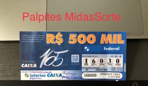 Resultado de hoje da federal