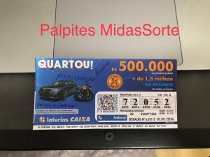 Resultado de hoje da federal