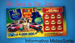 Resultado Tele Sena de São João 2026